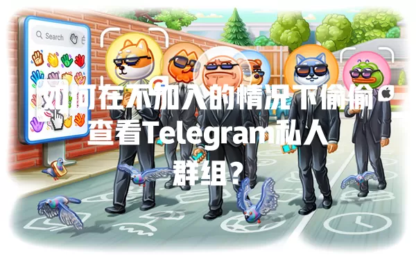 如何在不加入的情况下偷偷查看Telegram私人群组? 一